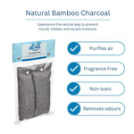 Elliotts 2 Pack 75g Natural Bamboo Charcoal Bag