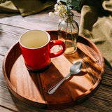 Tala Round Tray / Platter in Natural Acacia - 302x302x30mm