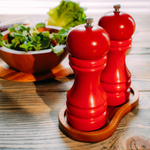 Tala 150mm Red Wooden Salt Mill