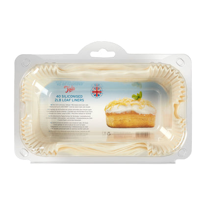 Tala Set 40 Siliconised Greaseproof Loaf Tin Liners 2lb