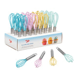 Tala Stainless Steel Mini Whisk With Silicone Head Display 24