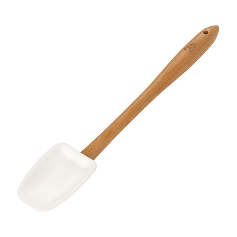 Tala Silicone Spoon Spatula/Wooden Handle White