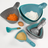 Chef Aid Contain 9 piece Mixing/Measuring Set