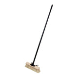 Elliotts Wooden Broom 25cm FSC - Nylon Bristles + 118cm Metal Handle Ti 19