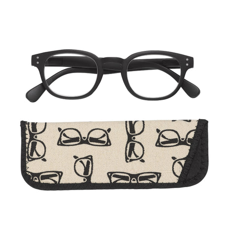 Manicare Reading Glasses +3.5 Thick Black
