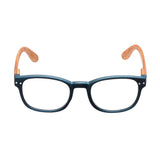 Manicare Reading Glasses +2 Matt Metal Blue/Wood Effect