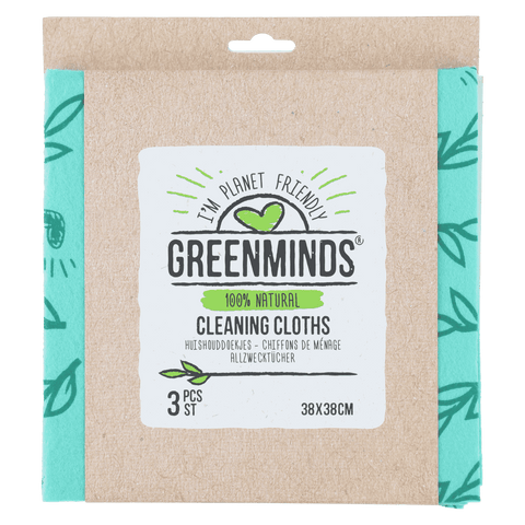 Greenminds cleaning cloths 3 pcs