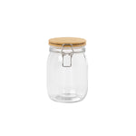 Glass jar with Bamboo lid