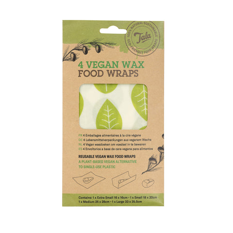 Tala Vegan wax food wraps  4pcs