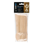 Chef Aid Wooden Cutlery Pack of 24 Spoons - FSC