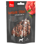 Pets Unlimited 226869 Shaslick Sticks - Beef 100g