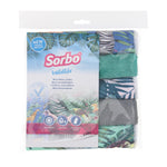 Sorbo Wildlife Prints Microfibre Cloths 5pcs