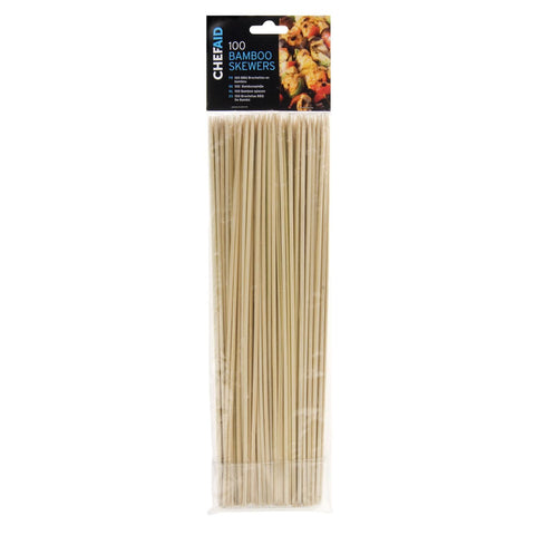 Chef Aid 100 30cm Bamboo Skewers