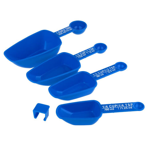 Chef Aid Set 4 Scoops With Measuring Spoons