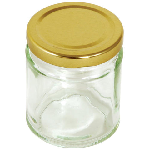 Tala Round PreservingJar With Gold Screw Top Lid 190ml