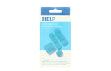 Help 20 Blue Waterproof Plasters