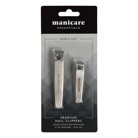 Manicare Premium Nail Clippers Duo Pack