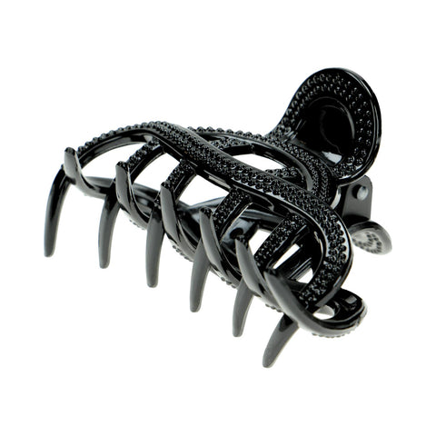 Manicare Mystyle 9cm Black Claw Clip (textured)
