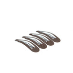 Manicare Mystyle 4 Brown Rubber Snap Clips