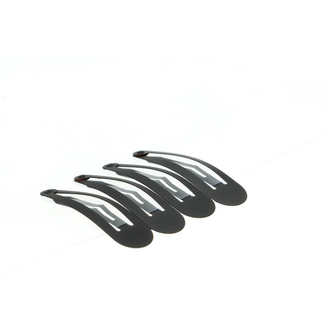 Manicare Mystyle 4 Black Rubber Snap Clips