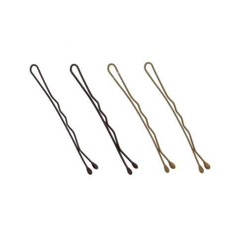 Manicare Mystyle 12 Bobby Pins Brown (secure grip)