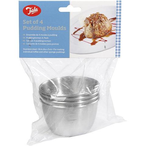 Tala Set Of 4 Pudding Moulds