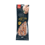 Pets Unlimited Tricolor Chewy Sticks Large With Chicken 3 Pieces